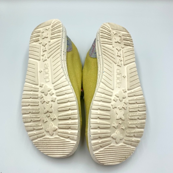 Women’s Hey Dude Wendy Zig Zag Acacia yellow canvas casual slip on’s beach boho - Picture 12 of 12